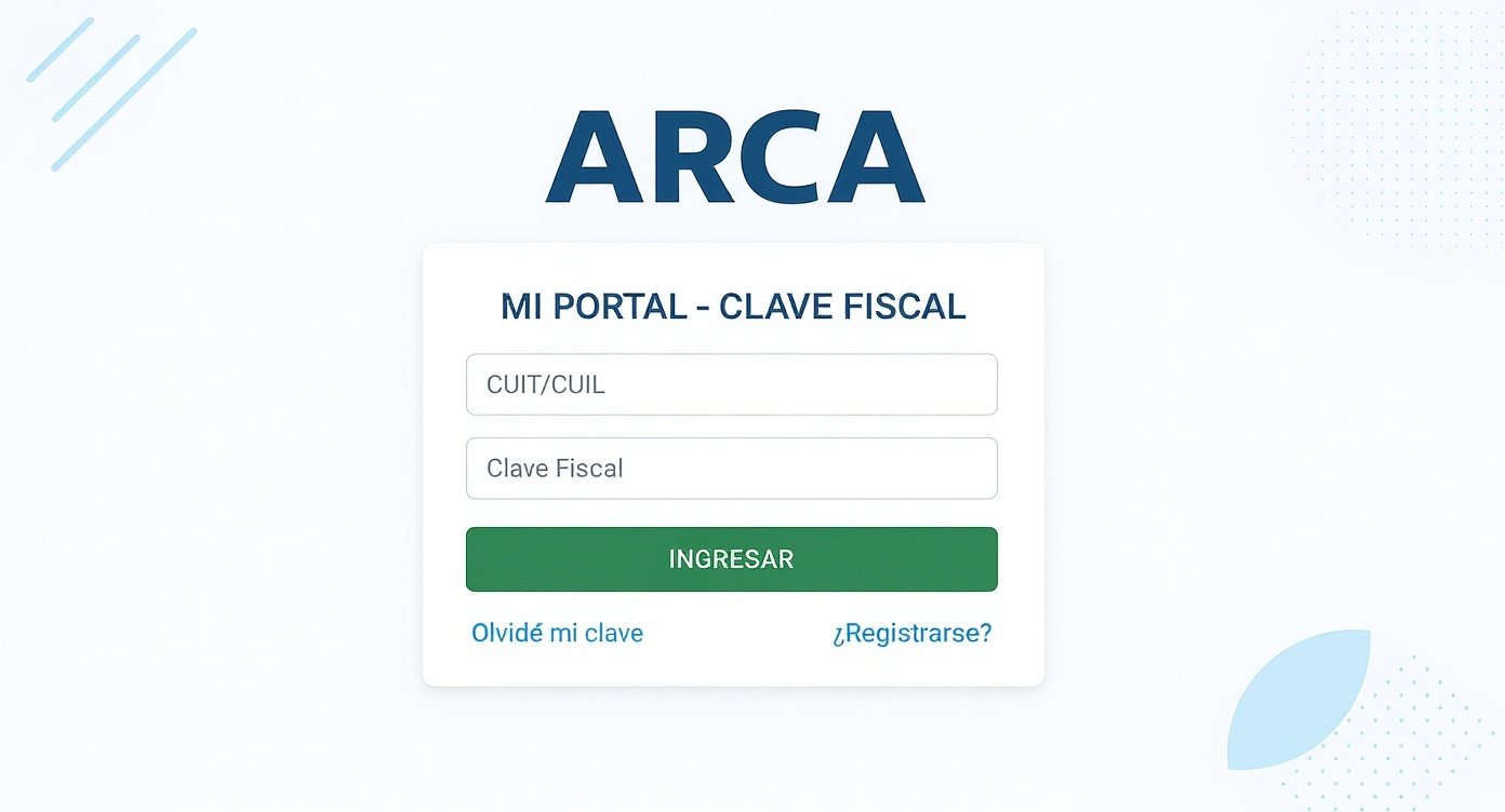 Portal ARCA para obtención de CUIT