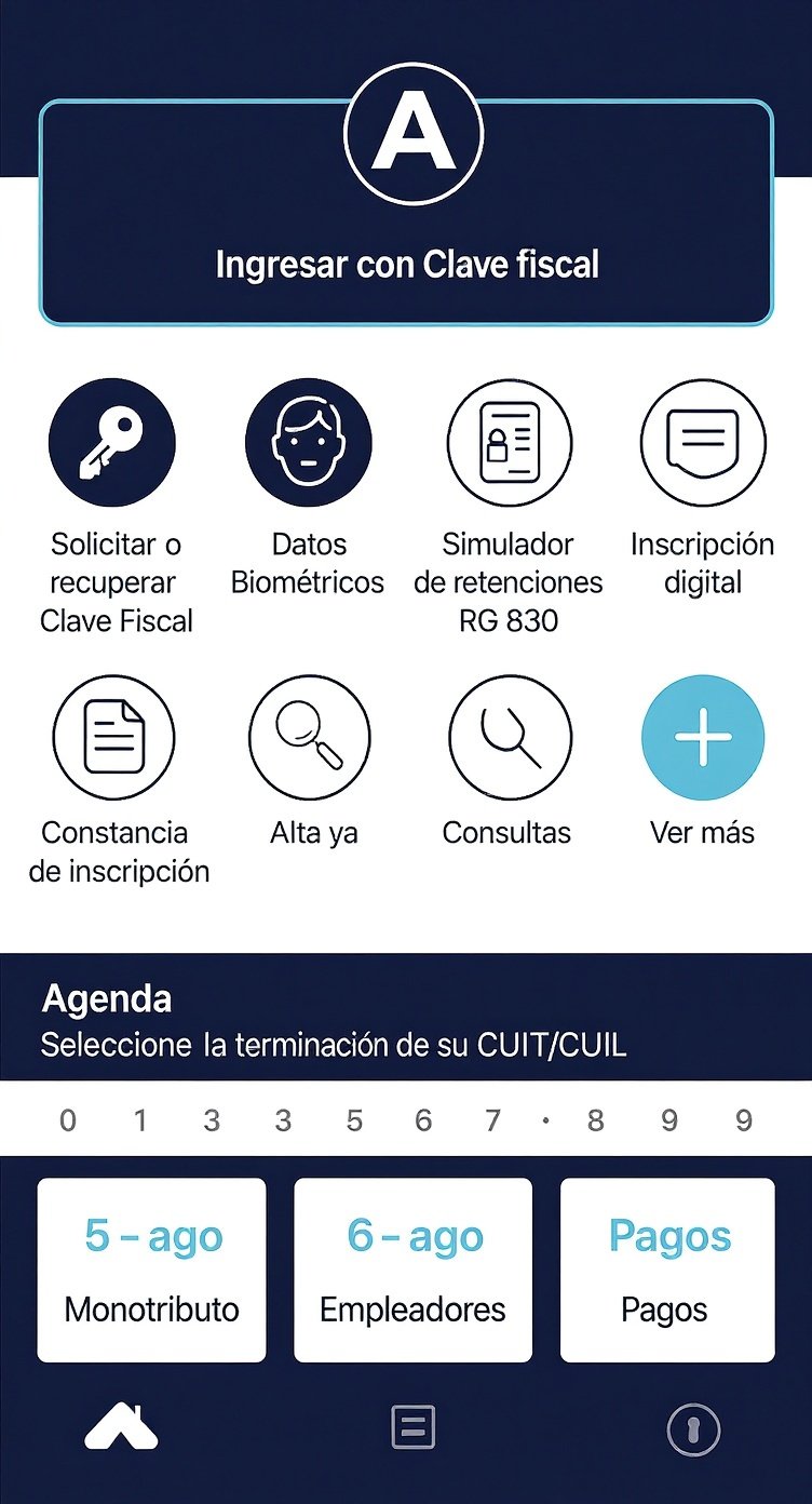 Aplicación móvil Mi AFIP para Clave Fiscal Nivel 3
